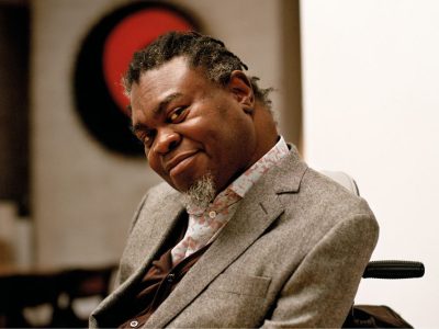Yinka Shonibare, photographed at his studio in London in February 2020.