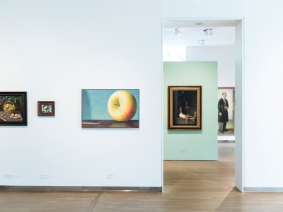 Installation view of the collection at Museum MORE, which deliberately avoids a chronological hang