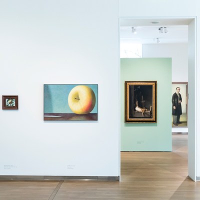 Installation view of the collection at Museum MORE, which deliberately avoids a chronological hang