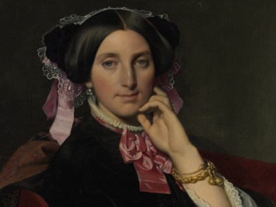 Portrait of Madame Gonse (detail; 1852), Jean-Auguste-Dominique Ingres. Musée Ingres Bourdelle, Montauban
