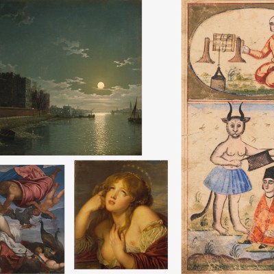 A selection of artworks featured in ‘Starry starry nights (or a few astral weeks)’ curated by the author using Art UK’s Curations tool