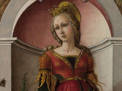 St Catherine of Alexandria (c. 1491–94), Carlo Crivelli. National Gallery, London