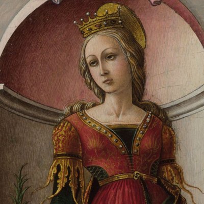 St Catherine of Alexandria (c. 1491–94), Carlo Crivelli. National Gallery, London