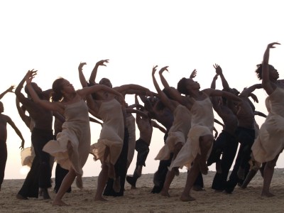 Film still from Dancing at Dusk - A Moment with Pina Bausch's The Rite of Spring (2020), Florian Heinzen-Ziob.
