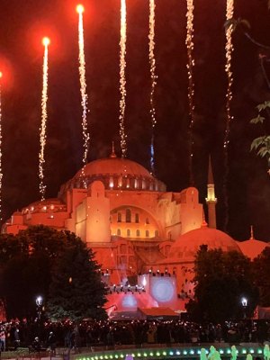 Hagia Sophia, Istanbul, photographed on 29 May 2020.