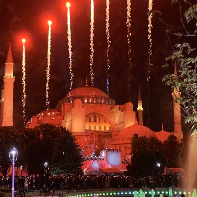 Hagia Sophia, Istanbul, photographed on 29 May 2020.