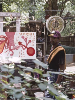 Lonnie Holley in Birmingham, Alabama.