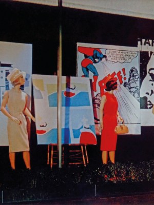 Andy Warhol’s window display for department store Bonwit Teller, New York, in 1961.
