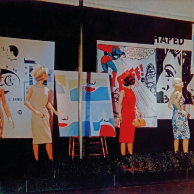 Andy Warhol’s window display for department store Bonwit Teller, New York, in 1961.