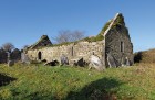 The remains of a late medieval church in Garryvoe , Co Cork.