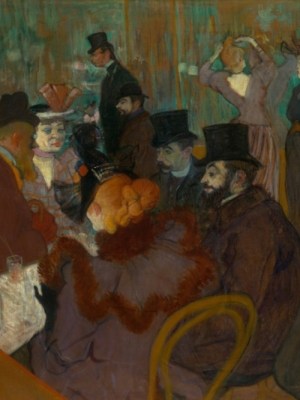 At the Moulin Rouge (1892-95) Henri de Toulouse-Lautrec.