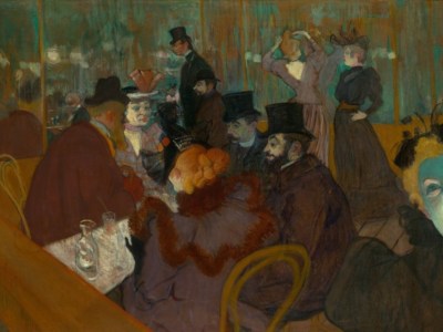 At the Moulin Rouge (1892-95) Henri de Toulouse-Lautrec.