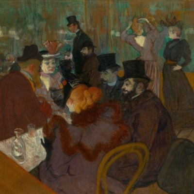 At the Moulin Rouge (1892-95) Henri de Toulouse-Lautrec.
