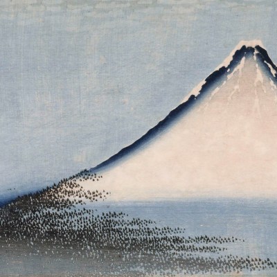 The Blue Fuji (1831), Katsushika Hokusai.