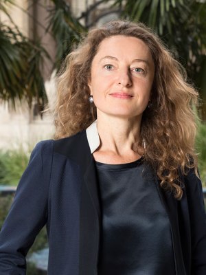 Delphine Levy, in the garden of the Petit Palais.