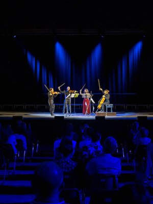 The Quartetto Noûs performing a tribute to Beethoven on 4 July.