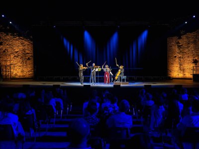 The Quartetto Noûs performing a tribute to Beethoven on 4 July.