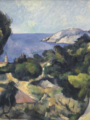 L’Estaque (detail; 1879–83), Paul Cézanne.