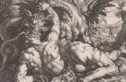 The Dragon Devouring the Companions of Cadmus (detail; 1588), Hendrick Goltzius.