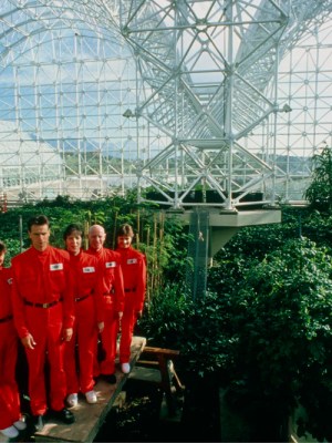 The eight ‘bionauts’ of Biosphere 2. Courtesy NEON