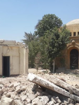 After the bulldozers – in the Cairo Necropolis on 21 July 2020. Photo: © Alia Nassar