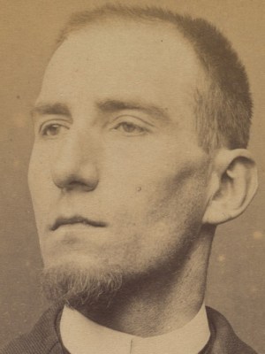 Félix Fénéon (detail; 1894), Alphonse Bertillon.
