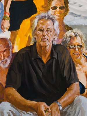 Self-Portrait: An Unfinished Work (detail; 2011), Eric Fischl