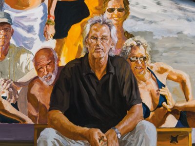 Self-Portrait: An Unfinished Work (detail; 2011), Eric Fischl