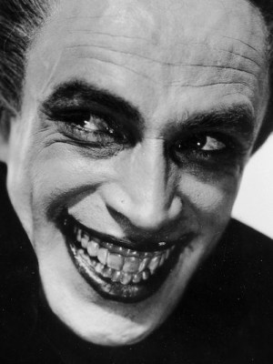 Conrad Veidt in The Man Who Laughs (detail; 1928).
