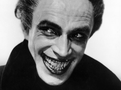 Conrad Veidt in The Man Who Laughs (detail; 1928).