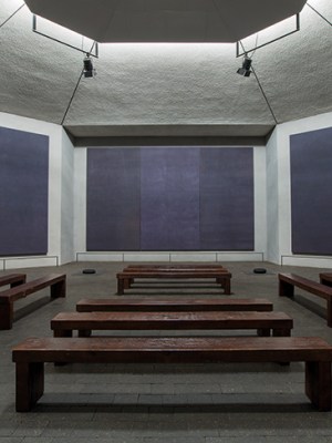 The Rothko Chapel, Houston (pre-restoration; opened in 1971).