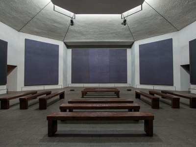 The Rothko Chapel, Houston (pre-restoration; opened in 1971).