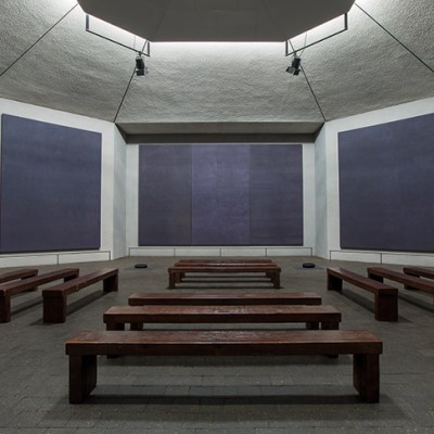 The Rothko Chapel, Houston (pre-restoration; opened in 1971).