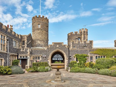 Kingsgate Castle, near Broadstairs, designed by W.H. Romaine-Walker for Lord Avebury and built 1902–12.