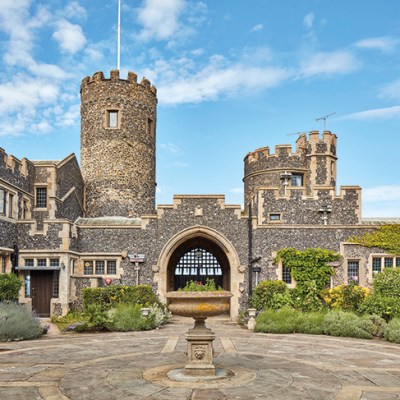 Kingsgate Castle, near Broadstairs, designed by W.H. Romaine-Walker for Lord Avebury and built 1902–12.
