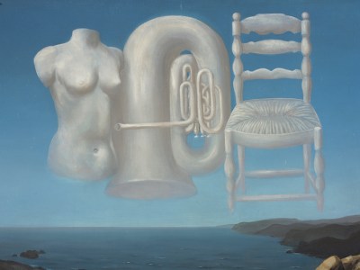 Threatening Weather (1929), Rene Magritte.