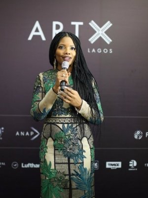 Tokini Peterside at Art X Lagos in 2017