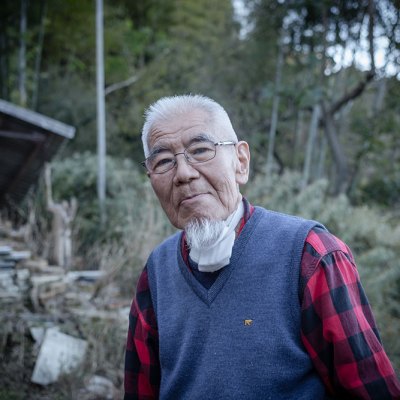 Ryoji Koie photographed outside his studio in Japan in 2017.