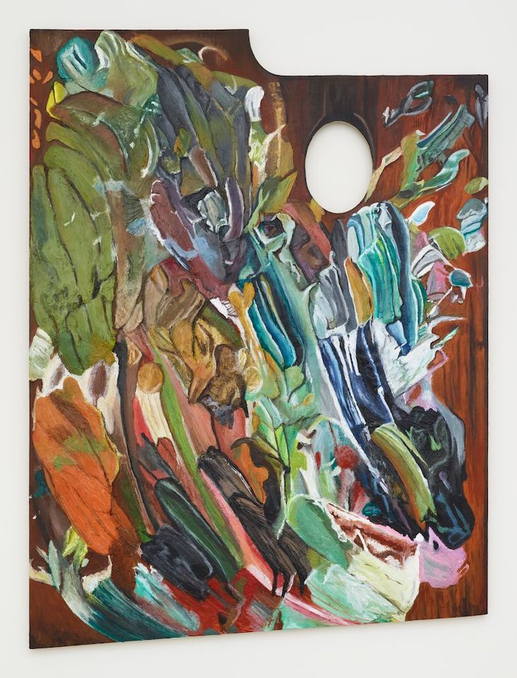 Van Gogh Palette (2018), Gina Beavers.