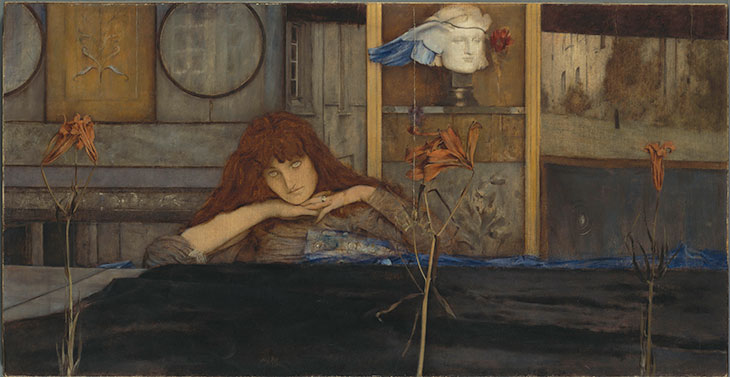 I lock my door upon myself (1891), Fernand Khnopff