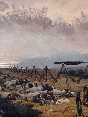 Le Rêve (detail) (1888), Édouard Detaille. Musée d’Orsay, Paris.