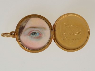 Eye miniature of Victoria, Princess Royal, probably commissioned by Queen Victoria in 1857.