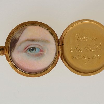 Eye miniature of Victoria, Princess Royal, probably commissioned by Queen Victoria in 1857.
