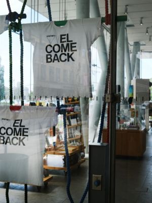 The gift shop at the newly reopened Whitney Museum of American Art, New York, in September 2020.