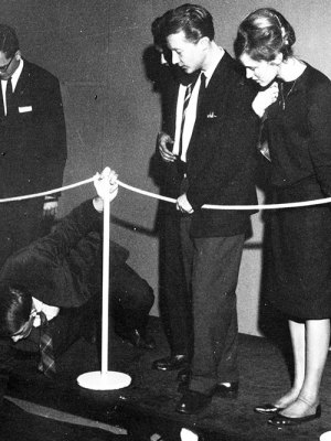 Black Water (1964), Armando. Installation view at the Kunstmuseum den Haag, 1964.
