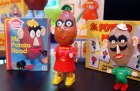 Classic Mr. Potato Heads displayed at a 50th birthday party for the popular childrens toy at Hasbros showroom in New York City on 5 February, 2002.