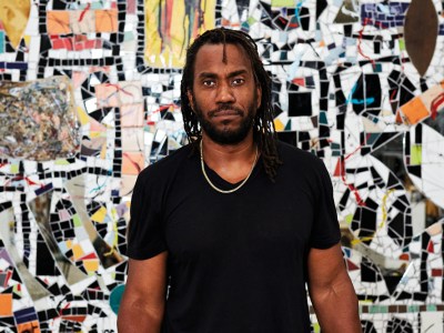 Rashid Johnson, photographed in his studio in New York in 2020.