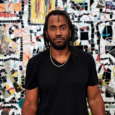 Rashid Johnson, photographed in his studio in New York in 2020.