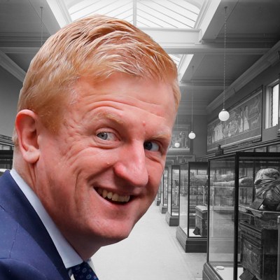 Oliver Dowden, Secretary of State for Digital, Culture, Media and Sport. Photos: Tolga Akmen/AFP; Fox Photos/Getty Images