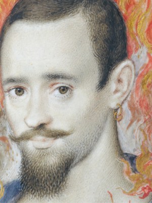 (c. 1600–10; detail), Isaac Oliver. Ham House, Surrey.